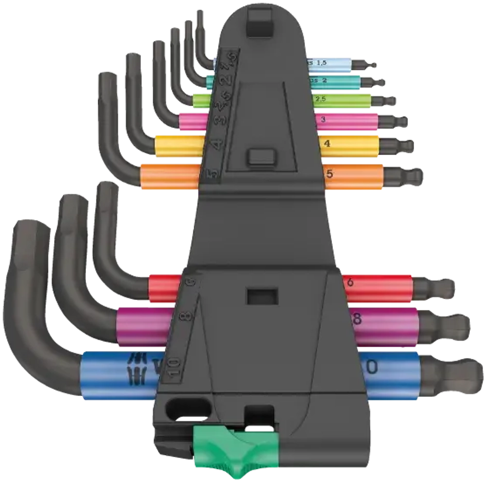 Набор Г-образных ключей 950/9 Hex-Plus Multicolour 2 Wera 05133164001