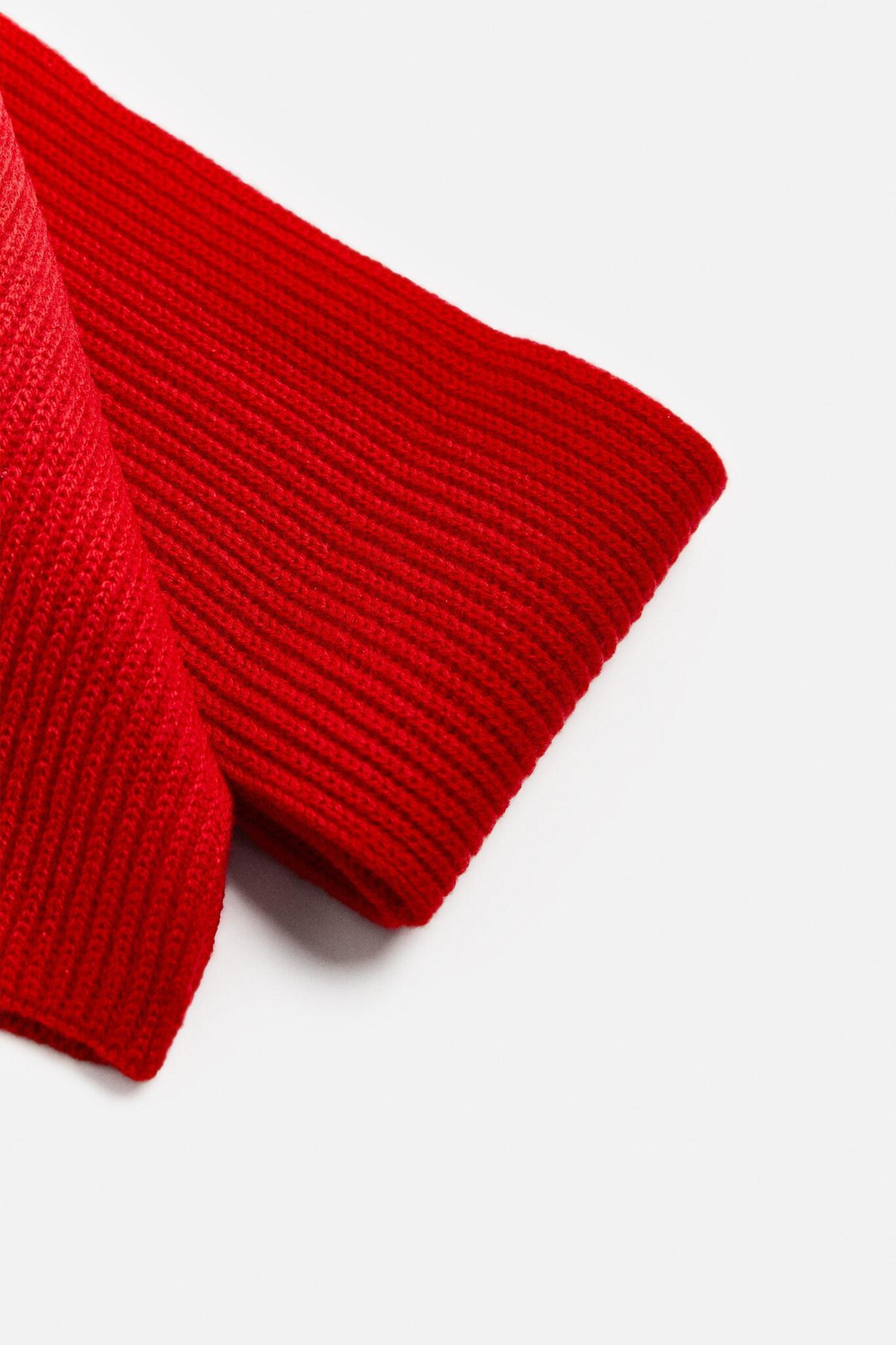 ZARA ШАРФ ИЗ ШЕРСТИ И КАШЕМИРА, КРАСНЫЙ