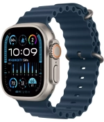 Apple Watch Ultra 2, 49 мм, корпус из титана, ремешок Ocean синего цвета