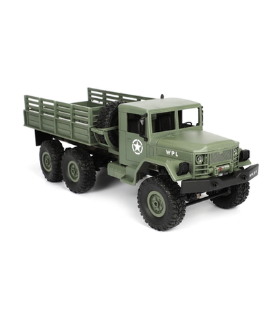 Радиоуправляемая машина WPL B-16R военный грузовик (серый) 6WD 2.4G 1/16 RTR