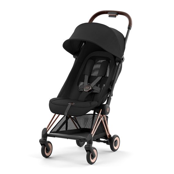 Прогулочная коляска Cybex Coya Sepia Black шасси Rosegold