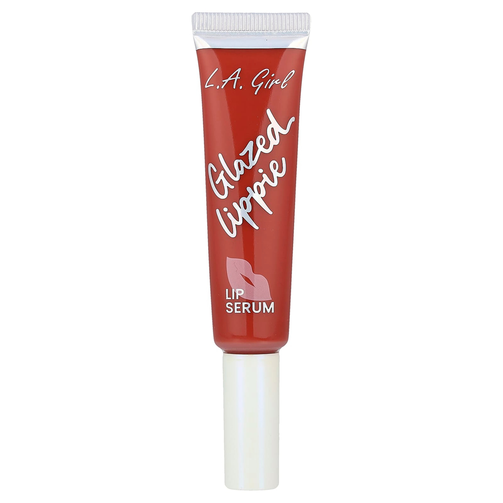L.A. Girl, Glazed Lippie, сыворотка для губ, GLG955 Nudie, 12 мл (0,4 жидк. унции)