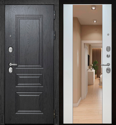 Честер Зеркало ОПТИМА (эмалит Белый)