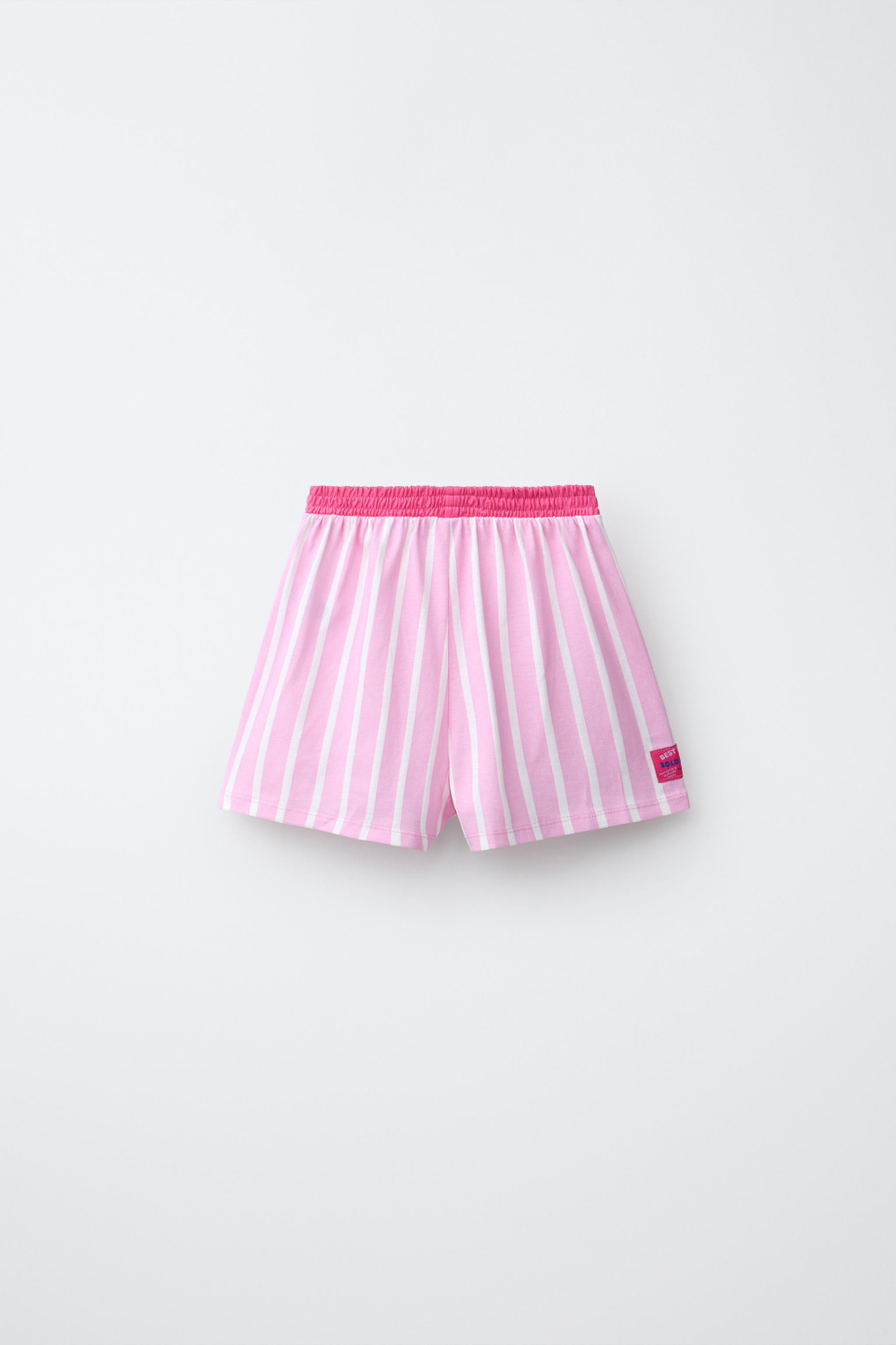 ZARA ПИЖАМА В ПОЛОСКУ С НАДПИСЬЮ, РОЗОВЫЙ