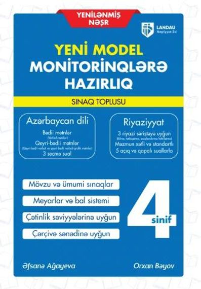 Yeni model monitorinqlərə hazırlıq sınaq toplusu 4-cü sinif