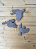 Декорация настенная/декор на стену/панно/ Стая птиц Цветы