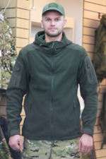 Толстовка мужская флисовая ДОЗОР Олива