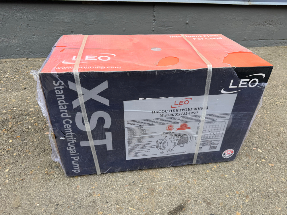 Насос поверхностный консольный LEO XST32-125/7