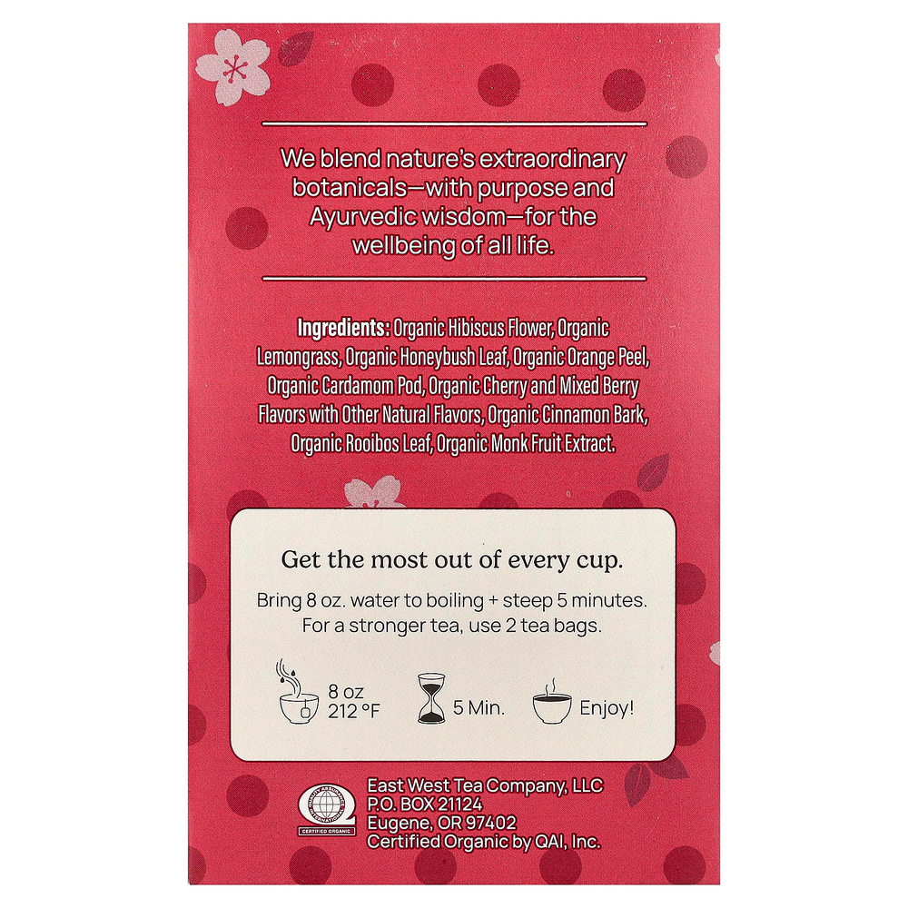 Yogi Tea, травяной чай, вишня, без кофеина, 16 чайных пакетиков, 32 г (1,12 унции)