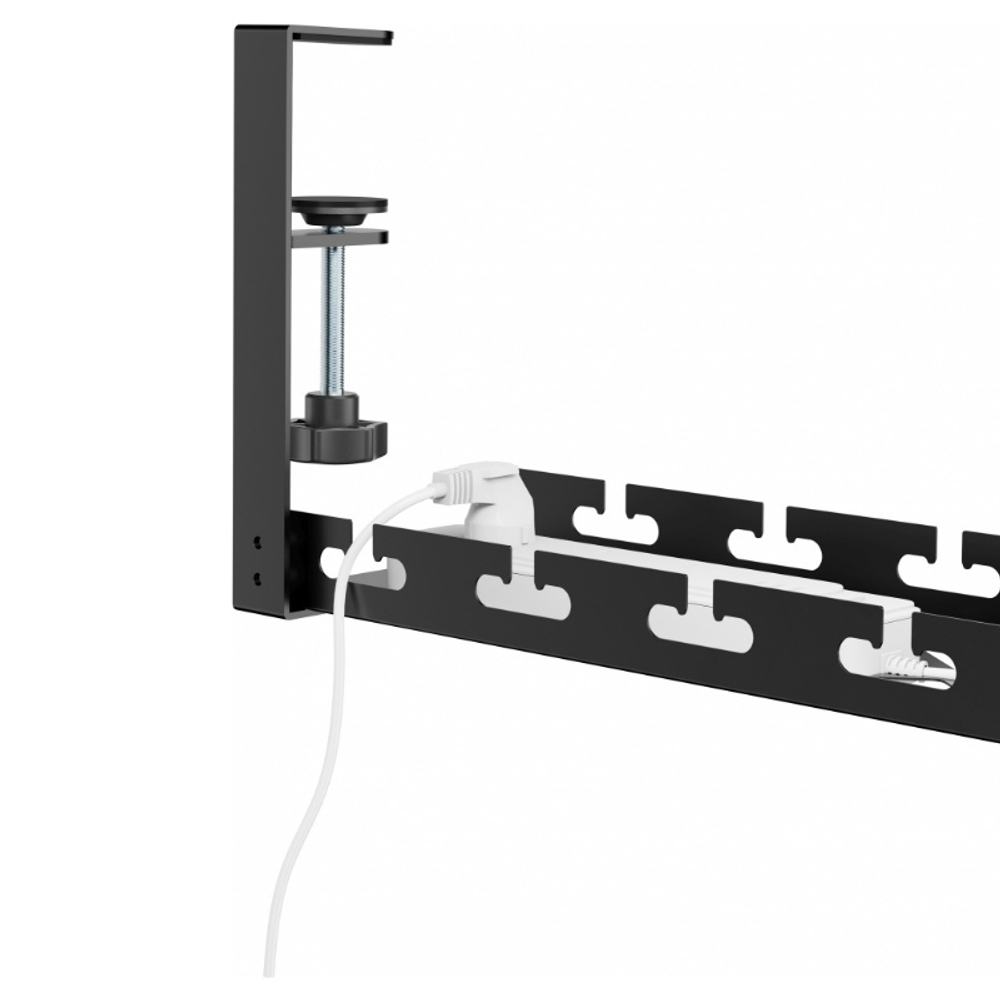 Кабель-канал Cactus CS-CM-700-1BK для столов 72.8x13x19см черный