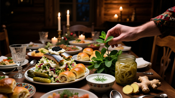 Пищеварение в праздники: как пережить зимние гастрономические марафоны Пищеварение в праздники: как пережить зимние гастрономические марафоны