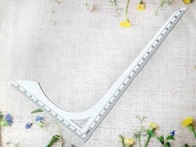 Лекало пластиковое "треугольник" 30х54 см