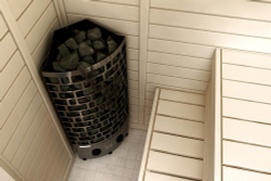 Электрическая печь SAWO ARIES ARI3-45NB-CNR-P (4.5 кВт, угловая, нерж. сталь, со встр. блоком упр.)