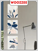 Набор постеров "Абстракции с листьями" 3 шт.