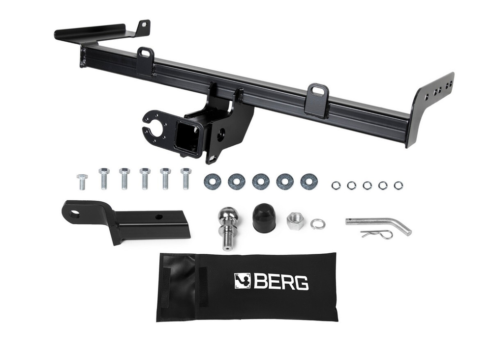 Фаркоп под квадрат c электрикой Smart для Lada Granta Cross (Лада Гранта Кросс) универсал 2018-н.в., шар E, 900/75 кг, F.6017.007