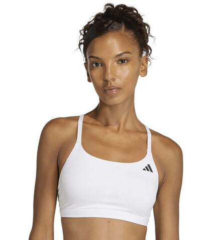 Теннисный бюстгальтер Adidas Optime Essentials Light Support Sports - white