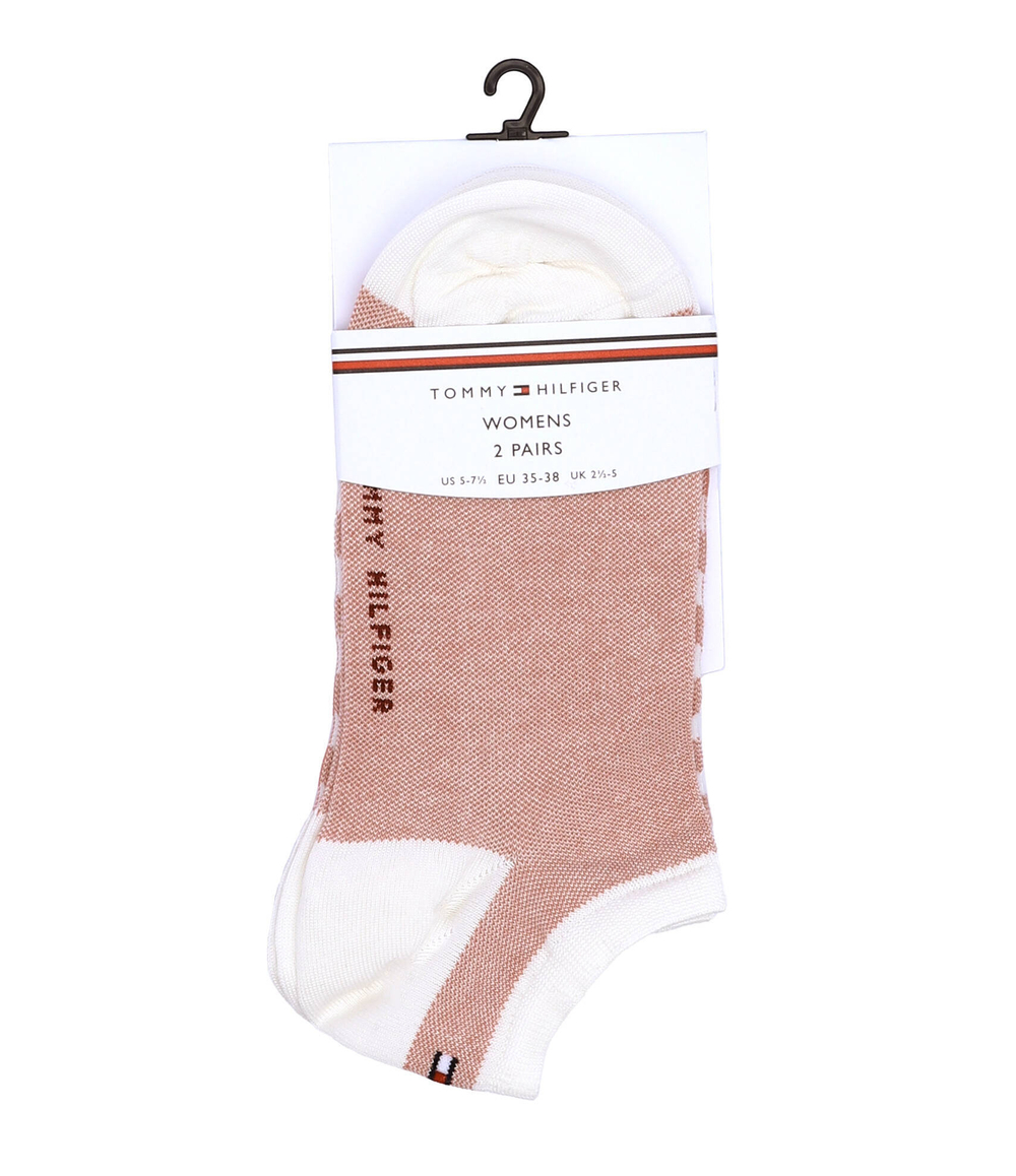 Носки 2 пары BIRDSEYE GINGHAM Tommy Hilfiger - пудрово-розовый(701227309)