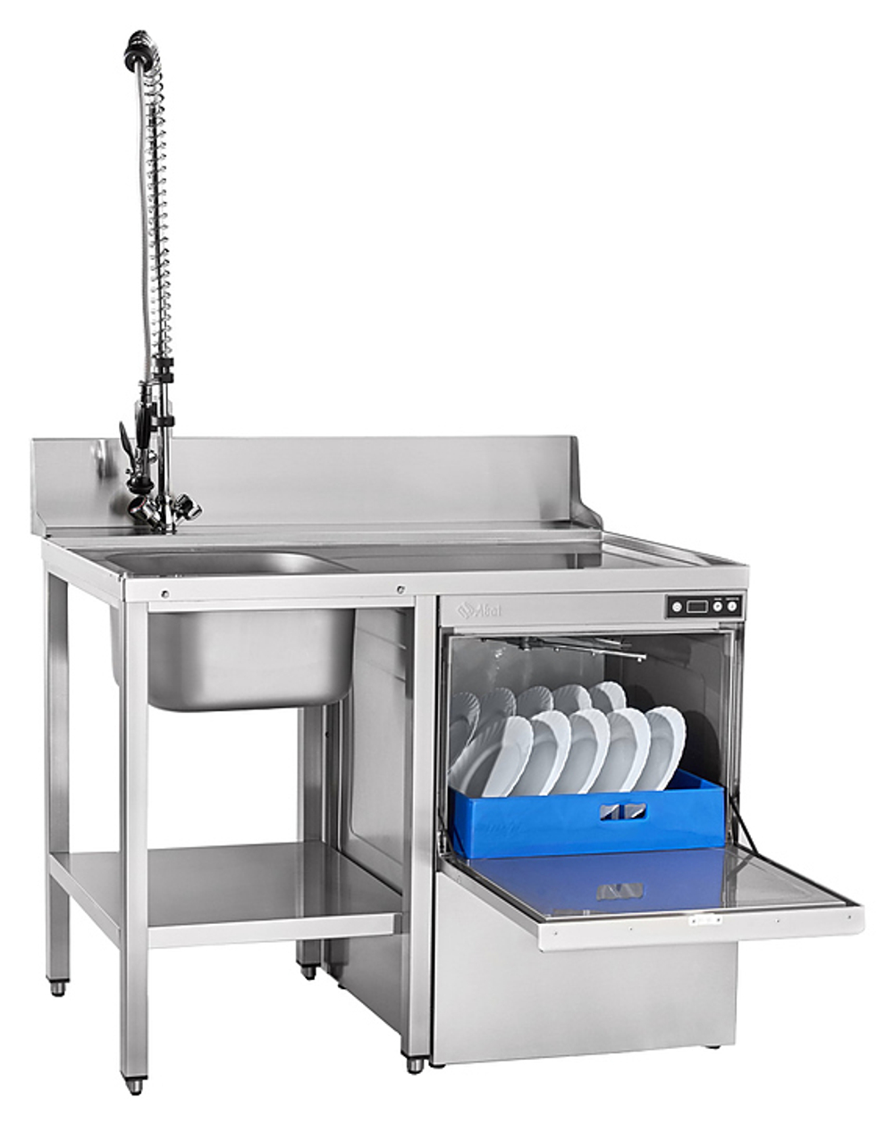 Посудомоечная машина с фронтальной загрузкой Abat МПК-500Ф