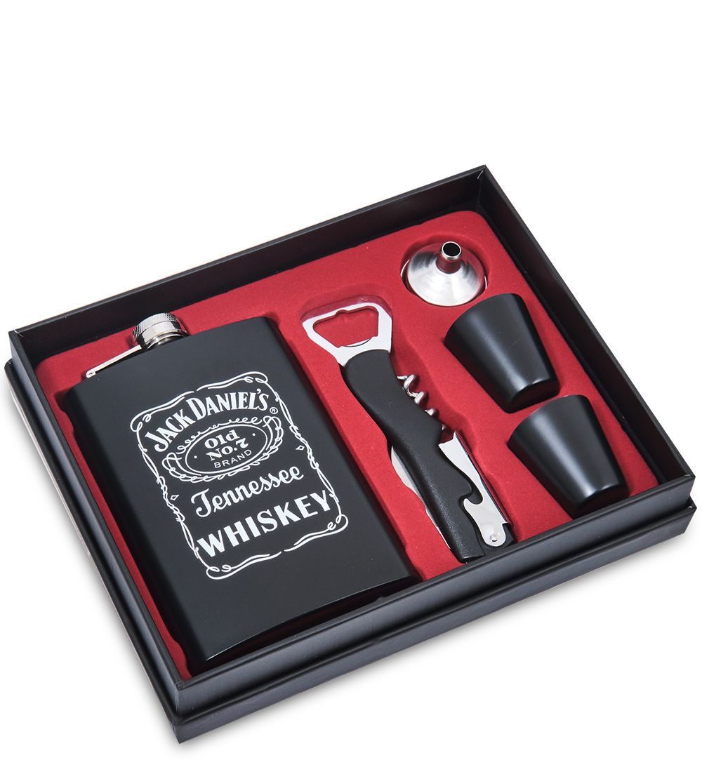 GT-124 Подарочный н-р фляжка с аксессуарами 280 мл