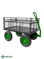 Садовая тележка черная/зеленая G204