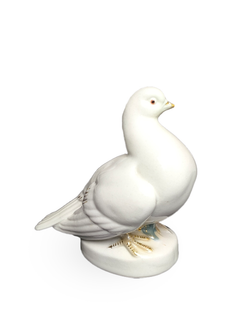 Фарфоровая статуэтка "Голубь" Гжель