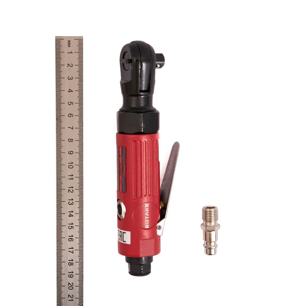 Пневмотрещотка RT-5219, 3/8", 41Нм, 240об/мин, 85л/мин, 6,2бар, 0,5кг