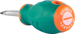D71S638 Отвертка стержневая шлицевая ANTI-SLIP GRIP, SL6.5х38 мм