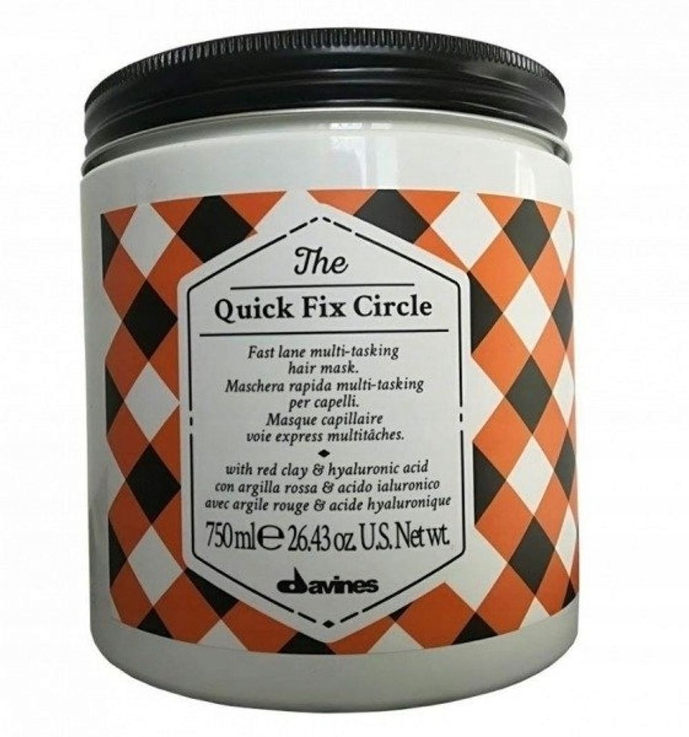 Маска для мгновенного увлажнения и разглаживания структуры волос Davines Quick Fix Circle Hair Mask 750 мл