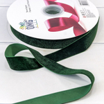 Лента Бархатная 2,5см х 28м (Зеленый)