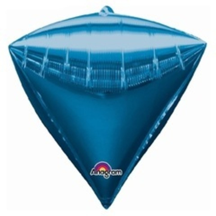 А 3D АЛМАЗ Б/РИС 17" Металлик Blue синий