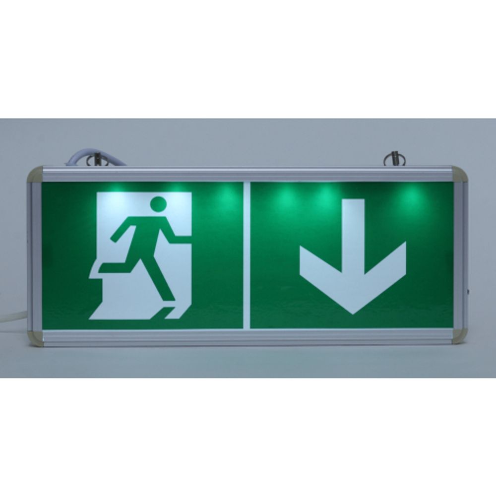 Аварийный светильник ЭРА SSA-101-0-20 светодиодный 3ч 3Вт без текста стикер 350х140 мм односторонний | Указатели эвакуационные