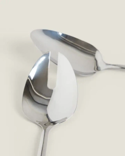 ZARA HOME СТАЛЬНОЙ СЕРВИРОВОЧНЫЙ НАБОР ДЛЯ САЛАТА (НАБОР ИЗ 2 ПРЕДМЕТОВ), РАЗНОЦВЕТНЫЙ