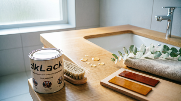 Вода, столешница из дерева и одно простое решение.