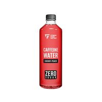 Напиток слабогазированный Caffein water, 0,5 л, Вишня-персик, Fitness Food Factory