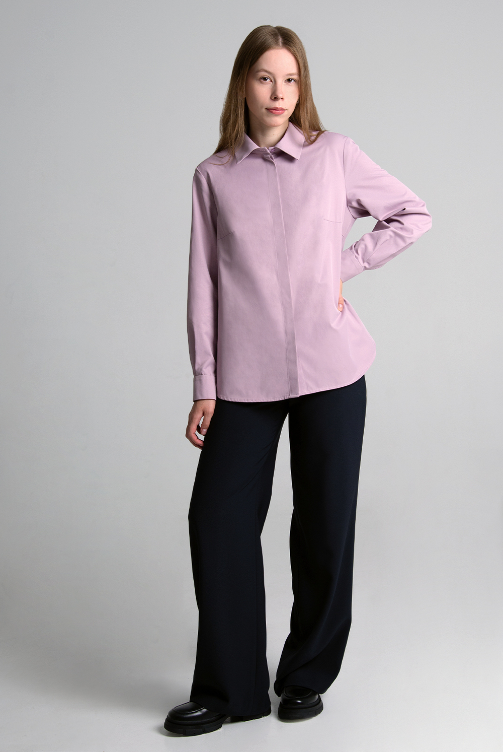 Блузка женская 3724зпв, пыльная роза #515ПыР093724зпв