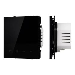 Терморегулятор SWT-NOBE-MTE-SFPL-BK (электрический тёплый пол) (Arlight, Черный оникс) 058345