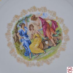 Блюдо круглое Repast Мадонна перламутр Мария-тереза 30 см