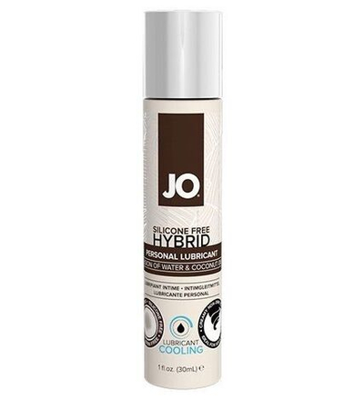 Водно-масляный лубрикант с охлаждающим эффектом JO Silicone free Hybrid Lubricant COOLING - 30 мл.