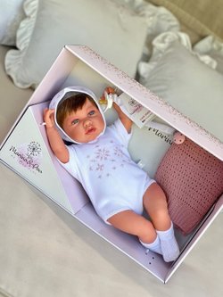 Кукла Реборн Marina and Pau 45cм Ane мягконабивная (M3033)