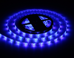 Светодиодная лента RGB GS2301 5050 30Led/ 7.2W m/ 12V IP65 RGB/ 5000*10*2.87mm/ кратность резки 100mm (4 конт.)