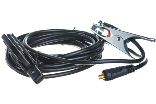 Комплект сварочных проводов QUATTRO ELEMENTI KIT-20 до 200 А, держатель, масса, провода 5+4 м, коннекторы TK 16-25