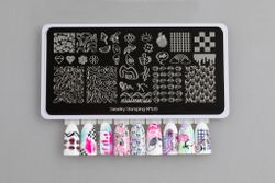 Swanky Stamping Пластина для стемпинга 126 огонь