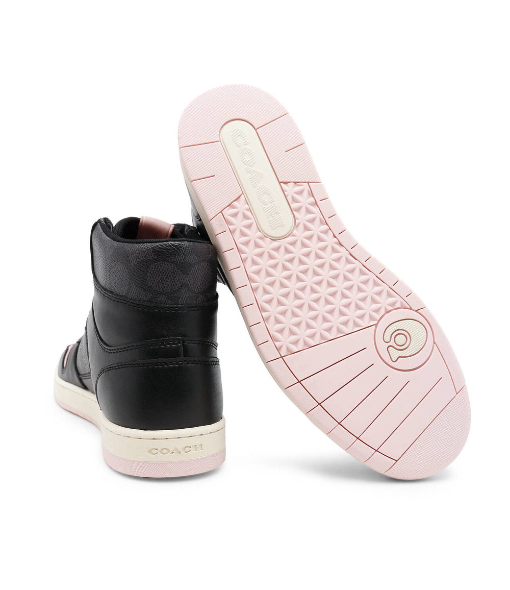 Skórzane кроссовки HI TOP COATED CANVAS Coach - черный(CD304)