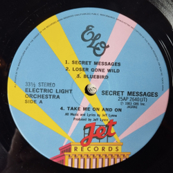 Винтажная виниловая пластинка LP Electric Light Orchestra ELO Secret Messages (Japan 1983) (No Obi)
