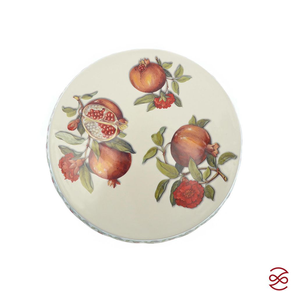 Блюдо для торта на ножке NUOVA CER Гранат 32см