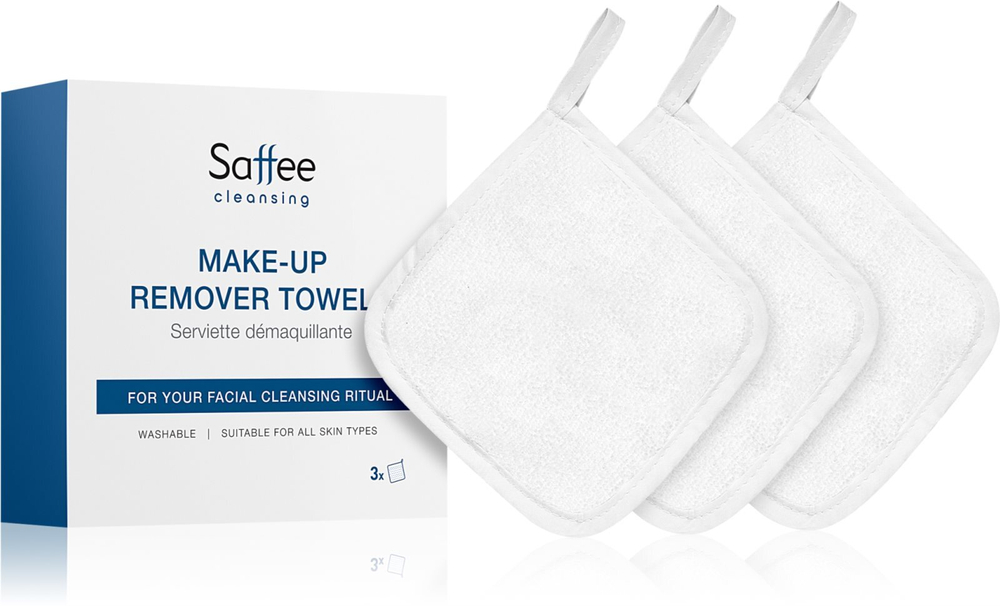 Saffee Cleansing Make-up Remover Towel - полотенце для снятия макияжа /  3 szt.   / GTIN 8059300535547