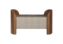 Банкетка Lagom 2 120 см (коричневый рогожка, орех)