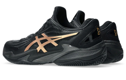 Мужские кроссовки теннисные Asics Court FF 3 Novak Clay Night Energy - black/prism gold