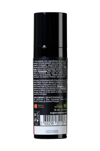 Массажный гель Orgie Sexy Vibe с разогревающим и охлаждающим эффектом 15 мл