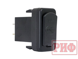 Розетка USB 2 QC 3.0 для Toyota 40x22